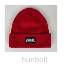 Kötött HARCOS sapkák- piros rovás hímzéssel 