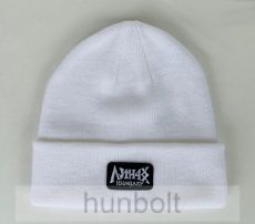 Kötött HARCOS sapkák- fehér rovás hímzéssel