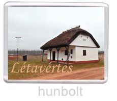 Létavértes Szőlőskerti tájház hűtőmágnes (műanyag keretes)