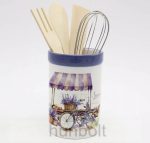 Levendulás evőeszköztartó 