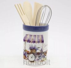 Levendulás evőeszköztartó 