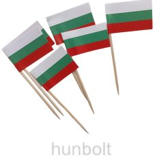 Bulgária szendvicszászló, fogpiszkálós ételzászló (100 db/csomag)