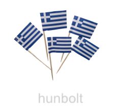 Görög szendvicszászló, fogpiszkálós ételzászló (100 db/csomag)