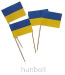   Ukrán szendvicszászló, fogpiszkálós ételzászló, steakzászló  (100 db/csomag)
