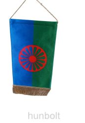 Asztali Roma zászló 15X26,5 cm