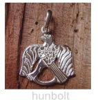 Karosi turul ezüst nyaklánc 2 x 1,5 cm