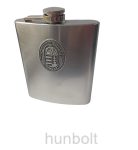   Ón koszorús címeres ezüst színű rozsdamentes flaska 200 ml