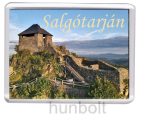 Salgótarján Salgó vára hűtőmágnes (műanyag keretes)