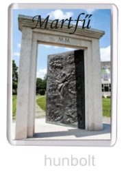 Martfű Időkapu hűtőmágnes (műanyag keretes)