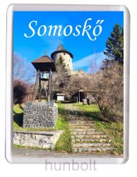 Szlovákia- Somoskői vár hűtőmágnes (műanyag keretes)