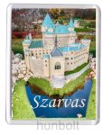 Szarvas Mini Magyarország hűtőmágnes (műanyag keretes)