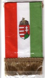 4 szögletű címeres zsinóros zászló