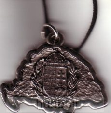 Nagy-Magyarországos koszorús címeres  nyaklánc
