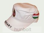 Militari sapka fehér, címeres Magyarországos