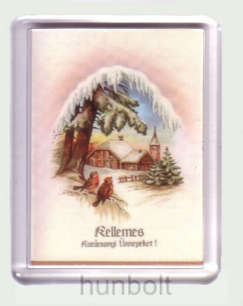 Image of Karácsonyi hűtőmágnes (műanyag keretes karácsonyi termékek)