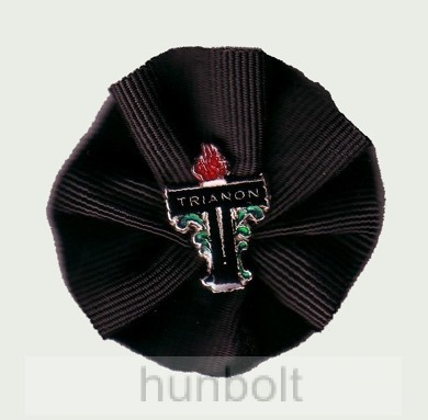 Image of Trianoni textil kokárda, Tianoni kereszt kitűzővel