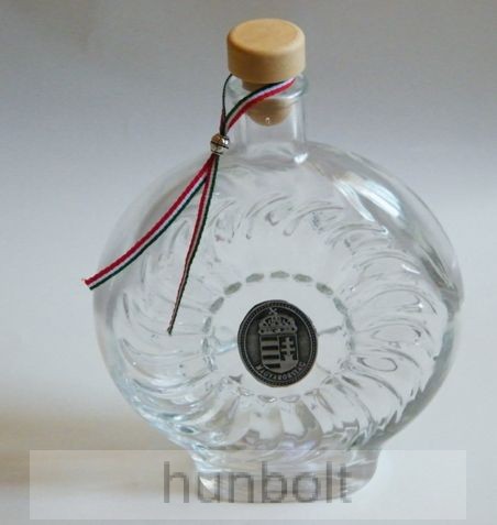 Image of Boros/pálinkás 0,5 l-es üvegkulacs, Gyulai vár ón matricával