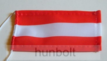 Image of Ausztria zászló antennára, biciklire, 10x6 cm