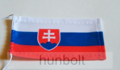 Image of Szlovák zászló antennára, biciklire, 10x6 cm