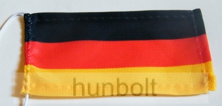 Image of Német zászló antennára, biciklire, 10x6 cm