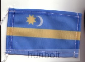 Image of Székely zászló antennára, biciklire, 10x6 cm