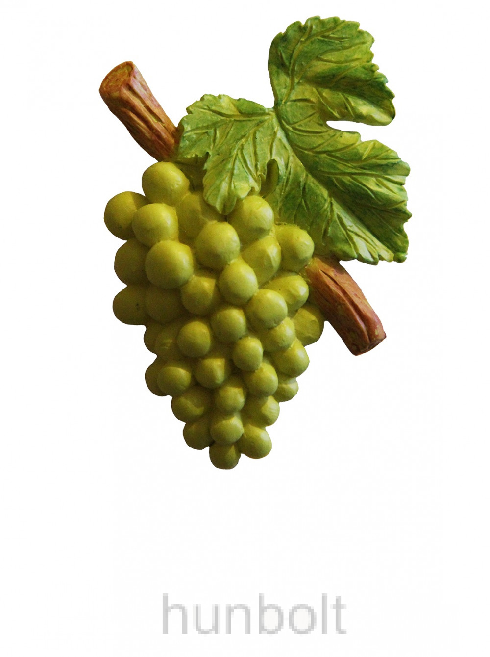 Image of Kézzel festett fehérszőlő hűtőmágnes polyresinből