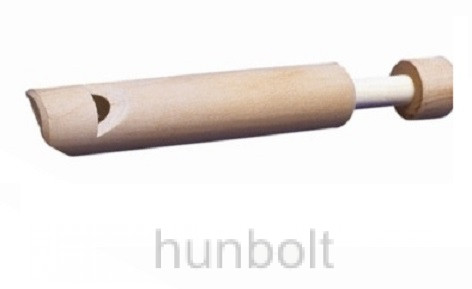 Image of Natúr színű dugattyús síp fából