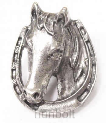 Image of Zsinóros nyakkendő, lófej patkóval II.