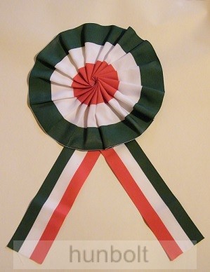 Image of Eredeti kokárda 28 cm átmérőjű kokárdarózsával
