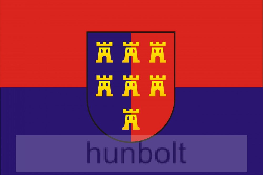 Image of Siebenbürgen zászló 15x25 cm, 40 cm-es műanyag fehér pálcával