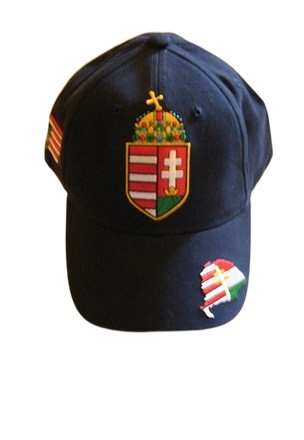 Image of Nagy címeres kék baseball sapka, Nagy-Magyarország hímzéssel