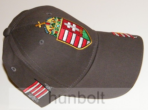 Image of Baseball nagy címeres szürke sapka