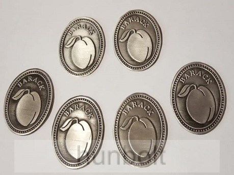 Image of Barack ón címkék, ón matricák -6db/ csomag