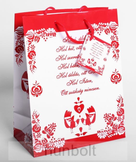 Image of Házi áldás dísztasak 23x18 cm