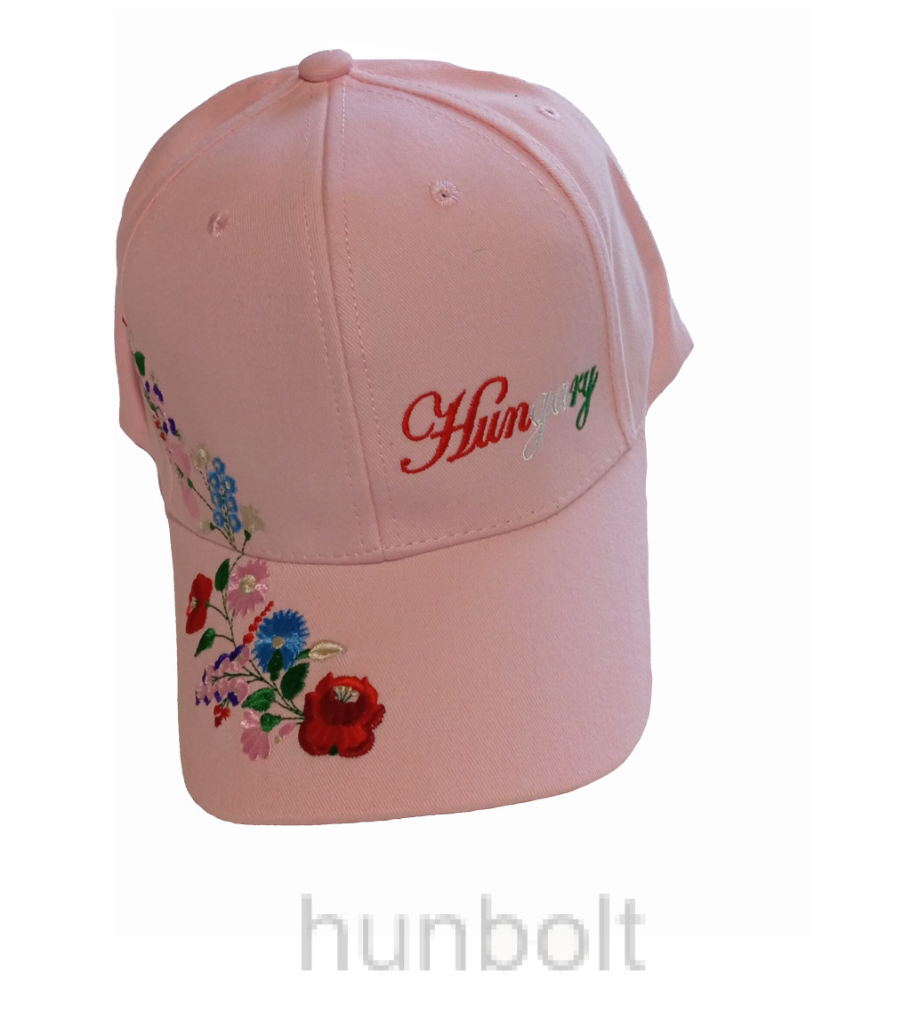 Image of Baseball kalocsai sapka Hungary felirattal- rózsaszín