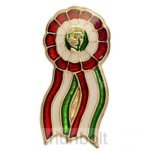 Image of Kokárda jelvény Petőfi arcképével (3 cm)