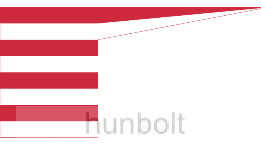 Image of Az Árpád-házi királyok családi zászlaja, 25X50 cm 2 oldalas motoros