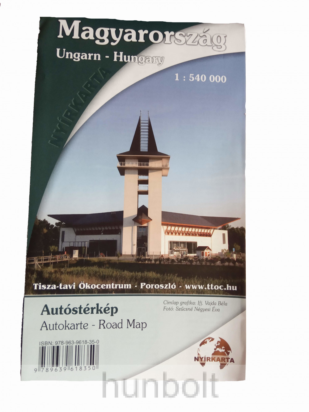 Image of Hajtogatott Magyarország térkép