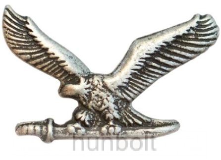 Image of Turul jelvény 20 mm- ezüstszürke színű