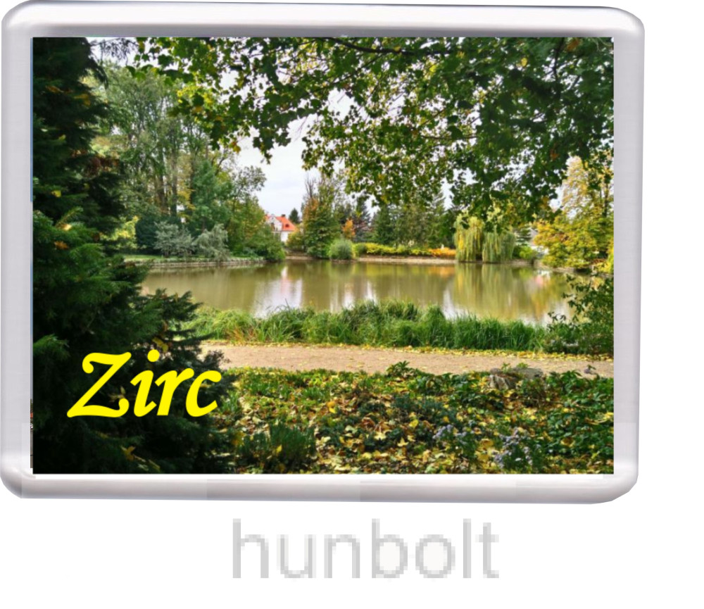 Image of Zirc Arborétum hűtőmágnes (műanyag keretes)