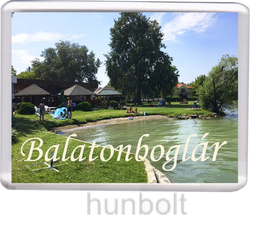 Image of Balatonboglár Strand hűtőmágnes (műanyag keretes)