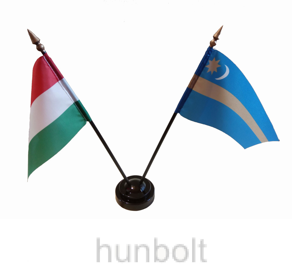 Image of Nemzeti és Székely zászlók asztali tartóval