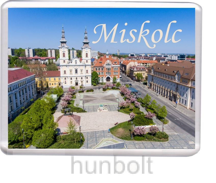 Image of Miskolc -Belváros hűtőmágnes (műanyag keretes)