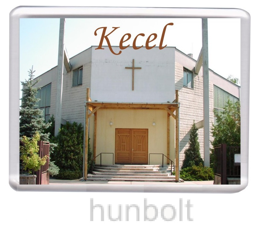 Image of Kecel- Szent Család Templom hűtőmágnes (műanyag keretes)