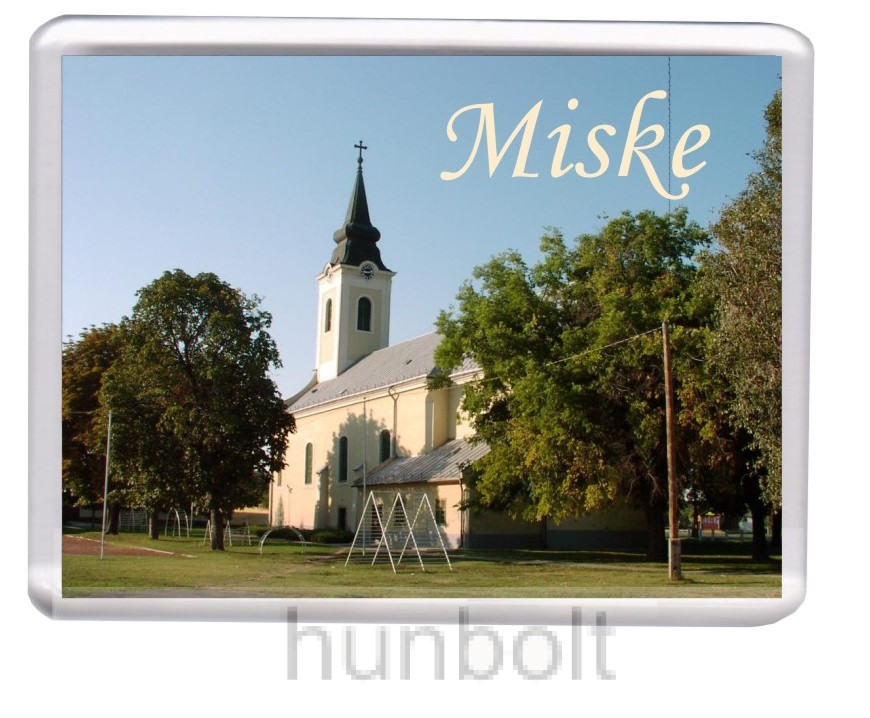 Image of Miske, Szent Mihály-templom hűtőmágnes (műanyag keretes)
