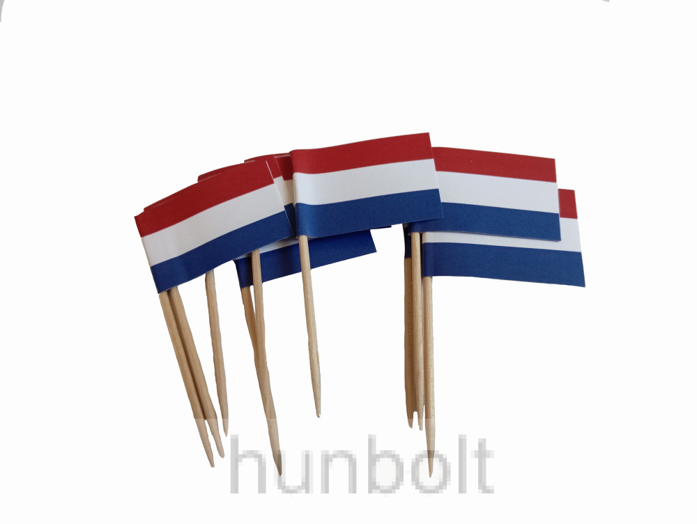 Image of Holland szendvicszászló, fogpiszkálós ételzászló (100 db/csomag)