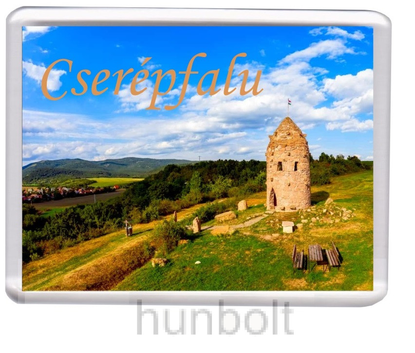 Image of Cserépfalu-Milleniumi kilátó hűtőmágnes (műanyag keretes)