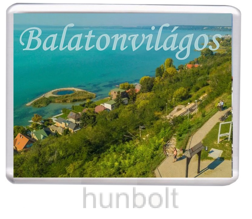 Image of Balatonvilágos Tengerszem hűtőmágnes (műanyag keretes)