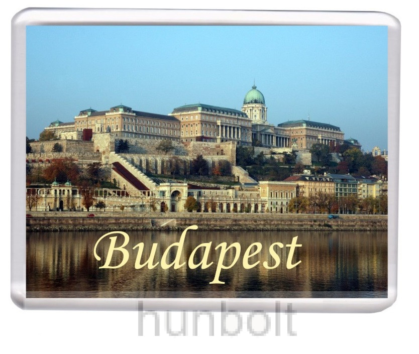 Image of Budapest-Budai vár hűtőmágnes (műanyag keretes)