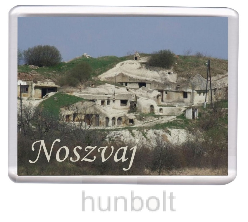 Image of Noszvaj- Barlanglakások hűtőmágnes (műanyag keretes)